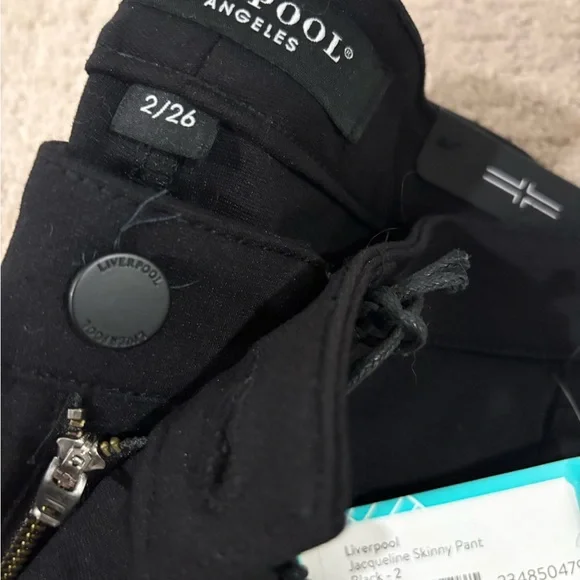 Liverpool Black Jacqueline Skinny Pants size 2 - Picture 3 of 4